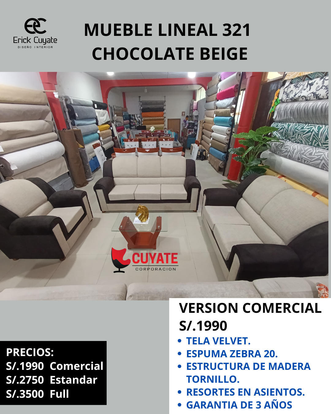 MUEBLE LINEAL COMERCIAL