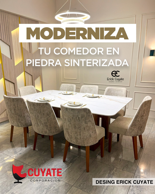COMEDOR STACY 8 SILLAS